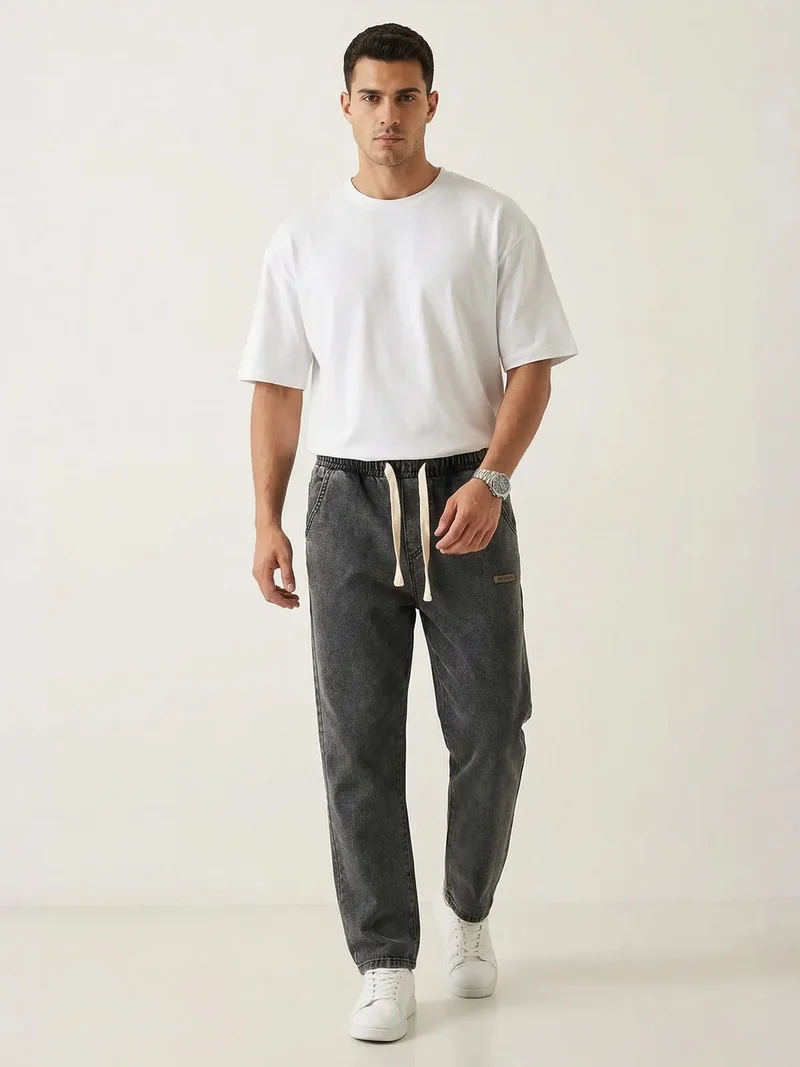بيغ دارت BDART Elastic Waist Denim Pants